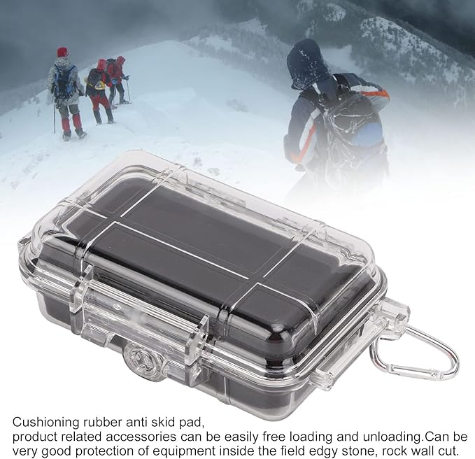 flexman Shockproof Container Box, Waterproof Airtight Transparent Storage Box with Shock Absorption Liner, Survivor Dry Case for Camping, Hunting, Hiking - Image 5