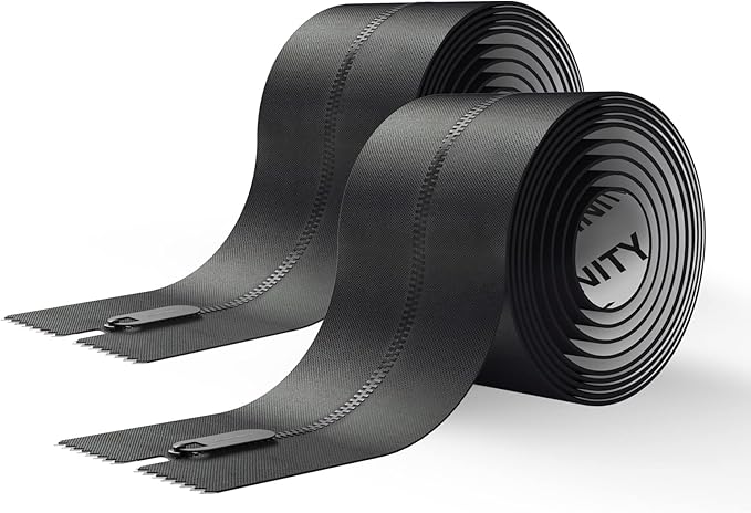 AC Infinity Peel and Stick Zipper 2-Pack, 7 ft. x 3 in. Heavy Duty Dust Barrier, Double Sided Zipper for Grow Rooms, Greenhouses, Construction Sites, and Repair Zones by ACInfinity