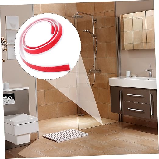 3pcs Water Retaining Strip Self-Adhesive Bathroom Kitchen Barrier Seal for Countertops Shower Areas Easy Installation Material - Image 3
