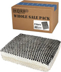 HQRP 40-Pack Humidifier Wick Filter Compatible with Bionaire C22, C33, W2, W2S, W6, W6H, W6S, W7, W9, W9H, W9S Humidifiers, Part 900 900CS 900X Replacement by HQRP
