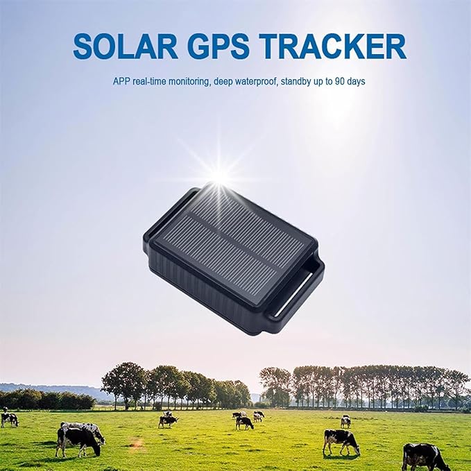 Animal Tracker, Solar GPS Locator Device for Cattle, Sheep, Goats and Horses, Real-time Positioning/Waterproof - Image 4