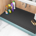 TigeJoy 22" x 22" Under Sink Mats for Kitchen Waterproof, Leak-Proof Silicone Mat Sink Protector and Cabinet Liner, Kitchen Essentials Organizer and Storage, Boot or Shoe Tray, Pet Feeding Mat by TigeJoy