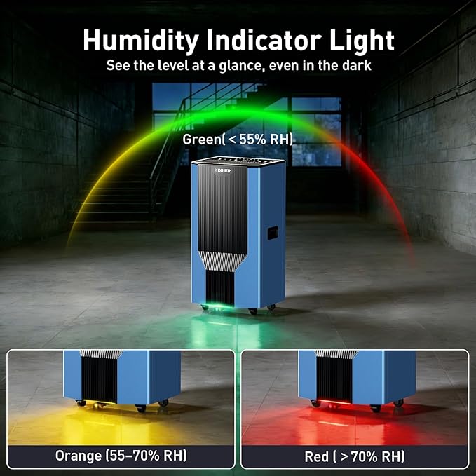 198 Pints Dehumidifier with Pump and Drain Hose for Commercial and Industrial Large Room, Basements, Storages, Warehouses, Auto Defrost, LGR Tech, 5 Years Limited Warranty - Image 2
