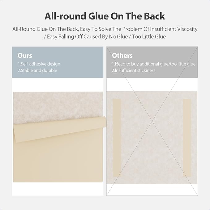 12 Pack Acoustic Panels Self Adhesive Sound Proof Foam, High Density Sound Acoustic Panel, 12X12X0.4 Inch Square Panels in Home, Office, Reccording Room, Studio,and more(Beige) - Image 4