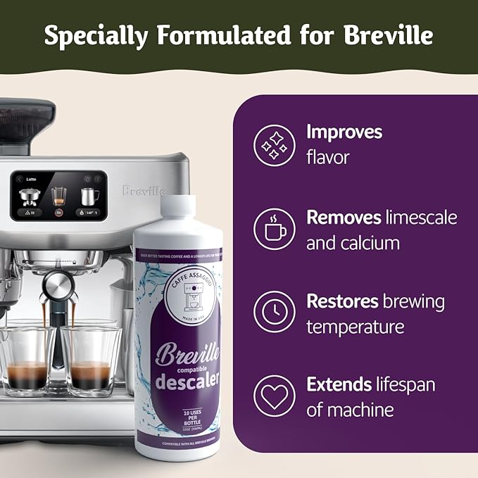 Breville Descaler (10 Uses) Specially Formulated to Descale and Clean Your Breville Espresso Machine Carbon Friendly Descaling Kit 2.5 Year Supply - Image 3