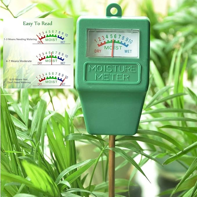 Soil Moisture Meter,Long Probe Plant Hygrometer Moisture Sensor Plant Water Monitor for Potted Plants,Garden,Farm, Lawn(No Battery Needed) - Image 3