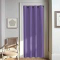 NICETOWN Door Curtain for Closet Doors 80 Inches Long 1 Panel, Blackout Doorway Curtain for Open Closet Bedroom, Room Divider Living Room for Privacy (Lilac Purple, 1 Panel, 46W x 80L) by NICETOWN