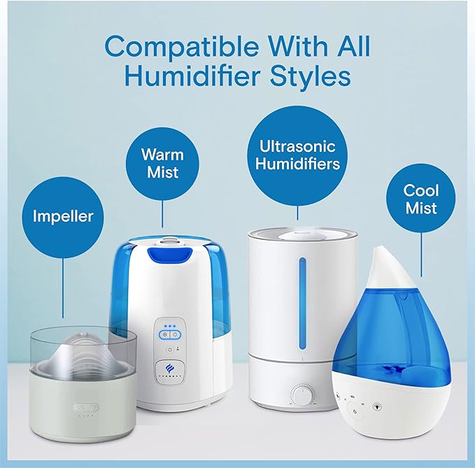 [2 Pack] Humidifier Cleaner Drops for All Makes & Models - Made in USA Humidifier Treatment for Peak Performance - Water Humidifier Drops for Cleaning - Humidifier Solution Humidifier Water Treatment - Image 5