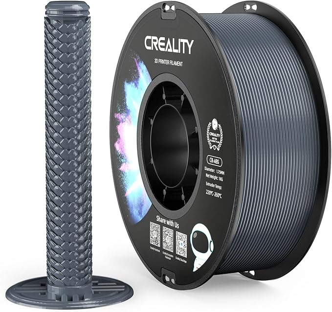 Creality ABS Filament 1.75mm, 3D Printer Filament, No-Tangling, Strong Bonding and Overhang Performance Dimensional Accuracy +/-0.02mm, 2.2lbs/Spool by Creality
