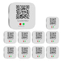 Freshliance Bluetooth Temperature Data Logger Thermometer with LED Display and Replaceable Battary, Auto Data Graphing Analysis and Multi-User Data Sharing, Location Information via APP (10packs) by FRESHLIANCE
