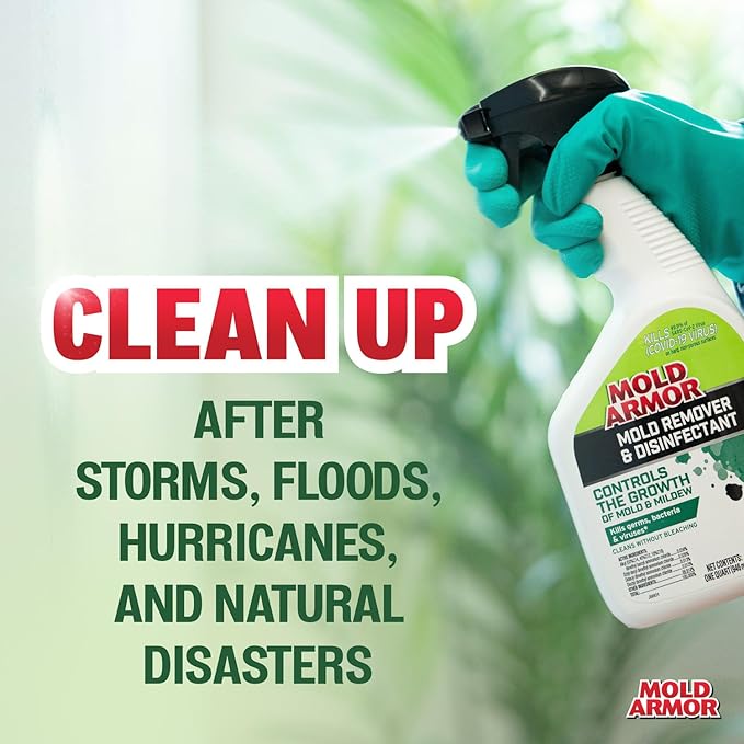 Mold Armor Mold Preventer, Disinfectant and Flood Cleanup, 1 gal., Control & Prevent the Growth of Mold and Mildew, Cleans without Bleaching, Ready to Use - Image 5