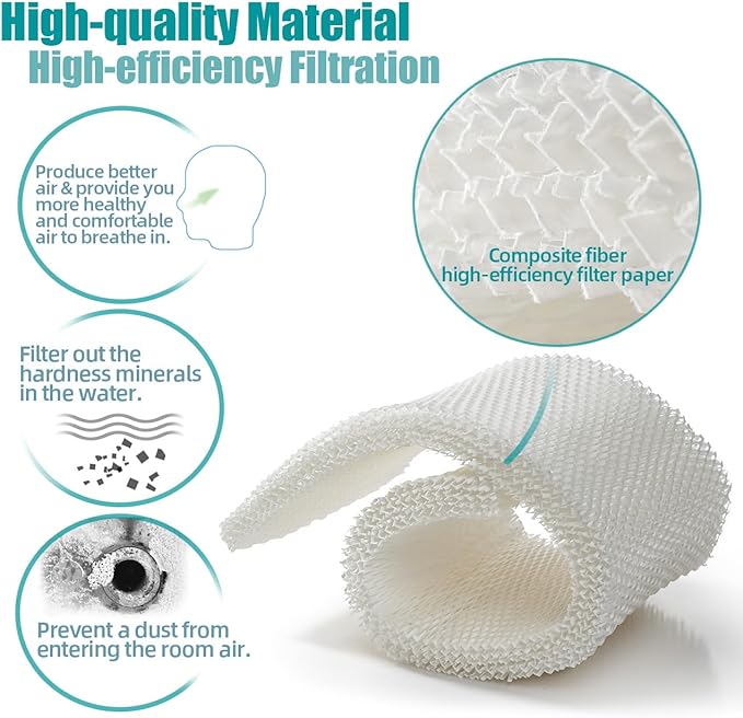 Alocs MAF2 Humidifier Wick Filter for Air-Care - Essick Air Moist Air MA0800 MA08000 MA0600 MA0601; Kenmore 32-15508 15408 154080 (2-Pack) - Image 3