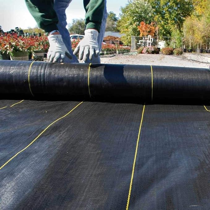 Dewitt 2-Pack Sunbelt Weed Barrier Fabric 3.2 oz, 3 x 300 Feet – Heavy-Duty Ground Cover Mat for Greenhouse Floors, Garden Rows, Raised Beds, Yard Gardening, and Outdoor Landscape Protection - Image 9