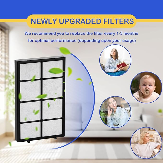 1051 Humidifier Air Filter Compatible with AIRCARE 1051 Evaporative Humidifier Essick Air Part # 1051-Models 4DTS300, 4DTS900, 696400HB, 696800, H12300HB, H12400HB, and H12600, 3 Packs - Image 4