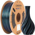 Comgrow 3D Printer Filament, Silk PLA Filament 1.75mm Burnt Titanium 1KG (2.2LBS), Dimensional Accuracy +/- 0.02 mm, Color Changeable 3D Printing Filament Changing Colors with Light by Comgrow