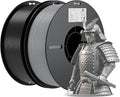Creality 3D Printer Filament, PLA Filament 1.75mm Bundle for 3D Printing, Ender PLA Filament No-Tangling Strong Bonding, Accuracy +/- 0.02mm (Black & Grey) by Creality