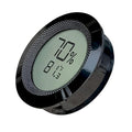 Prestige Import Group Round 2" Digital Hygrometer Thermometer for Cigar Humidors - Gun Metal - 1 Piece by PrestigeImportGroup