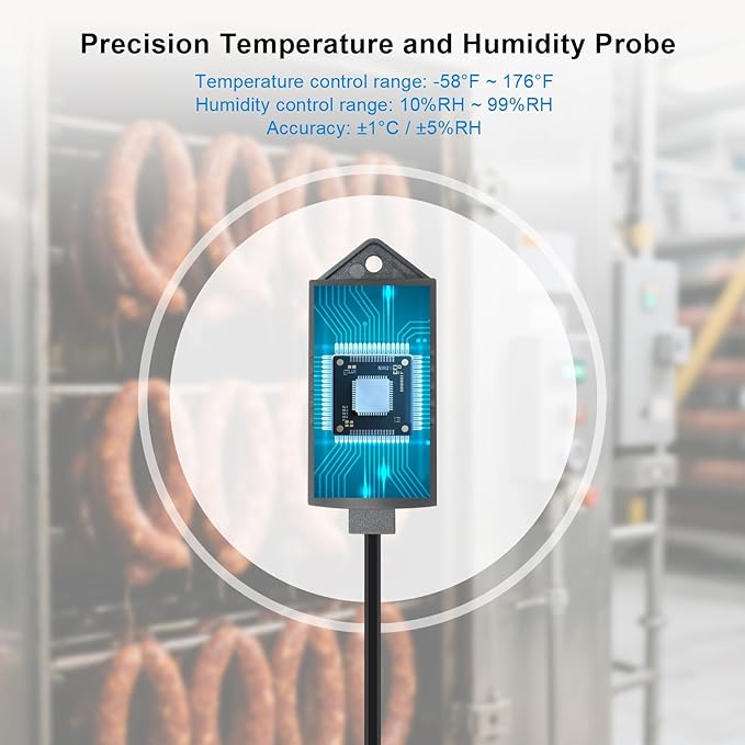 KETOTEK Temperature Humidity Controller Digital Thermostat Module 120V, Heating Cooling Humidification and dehumidification Control 110V 10A, Fahrenheit Display - Image 5