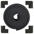 M2cbridge L Shape Extra Thick Furniture Table Edge Protectors Foam Guard (Black(13.1ft Edge + 4 Corners)) by M2cbridge