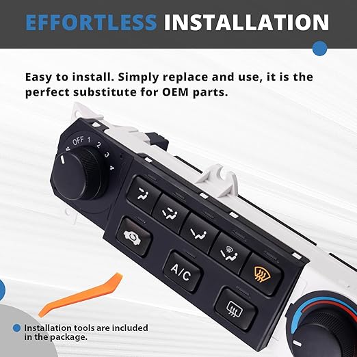 599-268 Heater A/C Control Switch,Front Climate Control Module Compatible with 1998-2000 Honda Accord 1998-2004 Honda Odyssey Replace# 599-268, 79600-S84-A01ZA - Image 5
