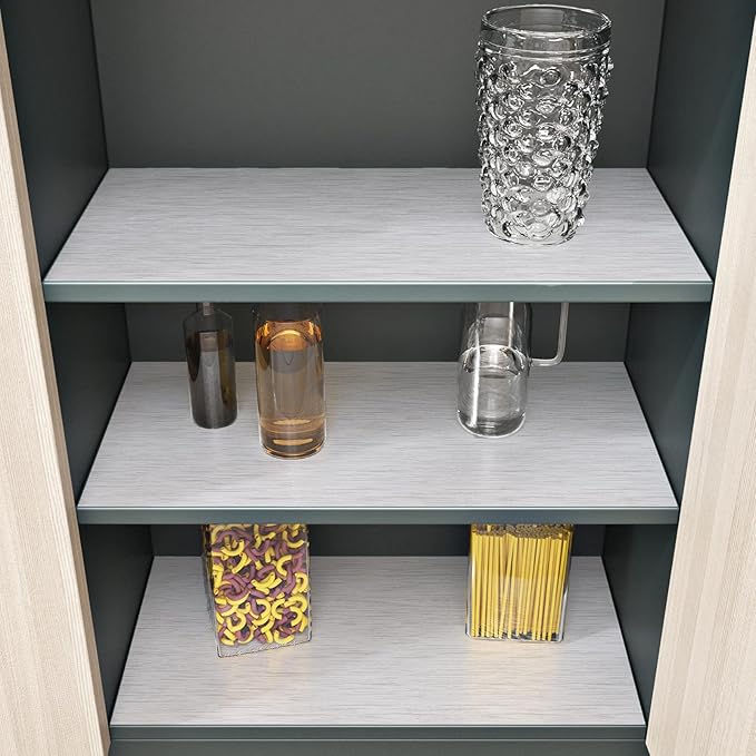 WESTICK Textured Stainless Steel Peel and Stick Aluminum Adhesive Sheet Brushed Metalic Silver Wallpaper Peel and Stick Stainless Steel Contact Paper for Appliances Refrigerator Dishwasher 15.8"x394" - Image 4
