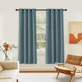 NICETOWN Room Darkening Curtain for Living Room - Energy Saving Thermal Insulated Grommet Room Darkening Curtain/Drape for Bedroom (1 Panel, 46 by 72, Greyish Blue) by NICETOWN