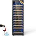 Upgraded 190 Bottles Wine Cooler Refrigerator,24 Inch Wide Wine Fridge with Professional Temperature Control System,Freestanding or Built-in installation, Quiet Operation,Black by Velieta-SpecialistinFridge
