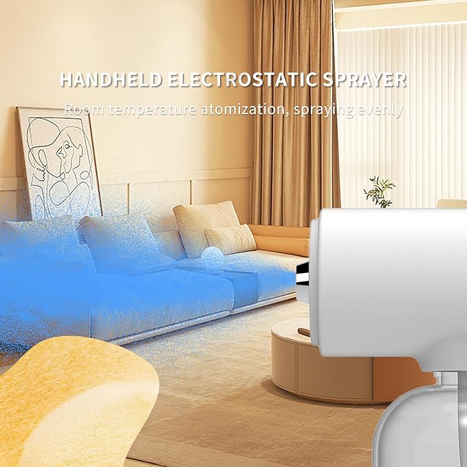 Handheld Humidifiers ，Atomizer Sprayer，Rechargeable ULV Nano Sprayer with Blue Light,Electrostatic ULV Atomizer Sprayer，Electrostatic Portable Sprayer - Image 6