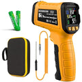 Infrared Thermometer Temperature Gun -58°F to 1796°F, 50:1 Dual-Mode Temp Guns with K-Type Thermocouple for Internal Readings, HVAC Contactless Lazer IR Thermometers for Home & Industry by MOONASCEND