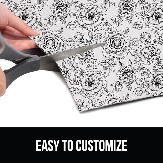 GORILLA GRIP LeakGuard Non-Adhesive Under Sink Mat for Kitchen Cabinet, 24x60, Waterproof Quick Dry Shelf Liner, Durable Absorbent Felt Mats for Bathroom Sinks, Cabinets, Dresser, Easy Trim, Gray - Image 5