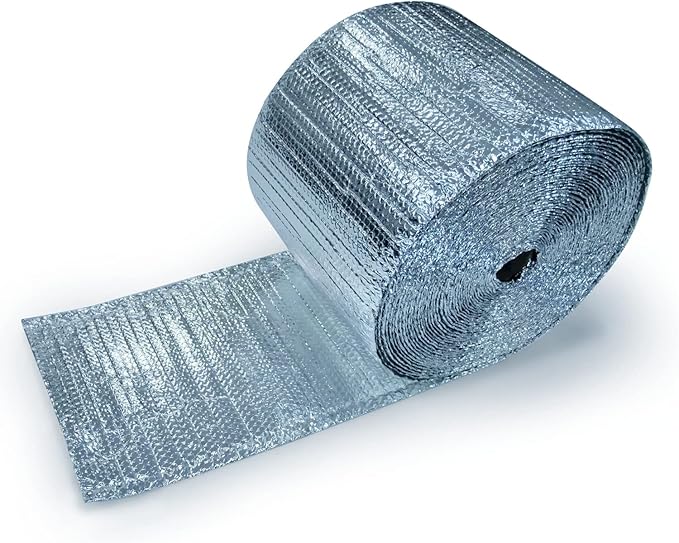 EcoFoil rFoil Floor Joist & Wall Insulation 16” x 125’ (166.63 Square feet) – Double Bubble Reflective Foil for Floor & Wall Insulation - Reflects 96% Radiant Heat - Vapor Barrier by EcoFoil