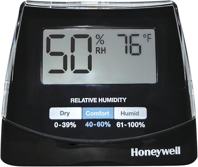 Honeywell HHM10B Humidity Monitor, Black by HoneywellAirComfort