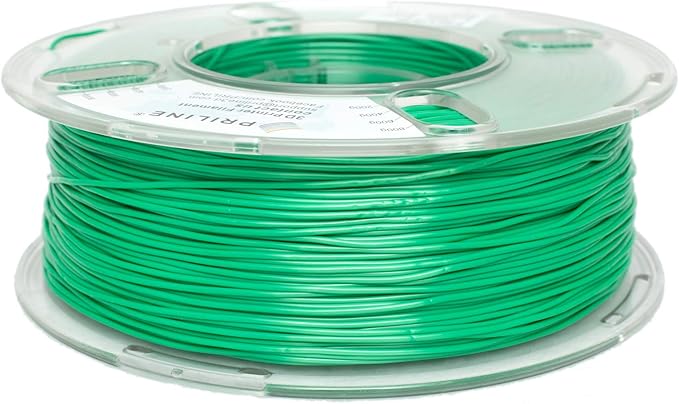 TPU Filament，PRILINE 98A TPU Flexible Soft 3D Printer Filament，1KG 1.75mm Spool Durable Flexible Material, Green - Image 3