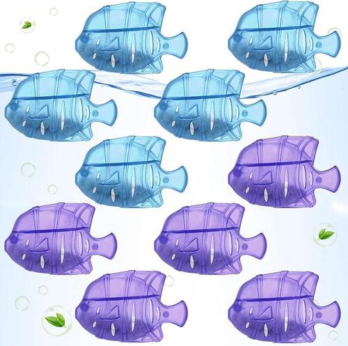 10PC Humidifier Cleaner Fish Universal Humidifier Tank Cleaner Works in All humidifiers and Fish Tanks Purifies Water, Prevent Hard Water Build-Up,Demineralization Cleaner(Blue Purple) by VZZNN