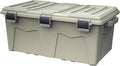 MTM ACRG18 Gear Crate Utility Box, Water Resistant Gear Dry Storage Box for the Field, Lockable Dry Storage Case, 52 Quart, Stackable, Secures Hunting Shooting Gear, 101 Uses, USA Made, Army Green by MTMCase-Gard