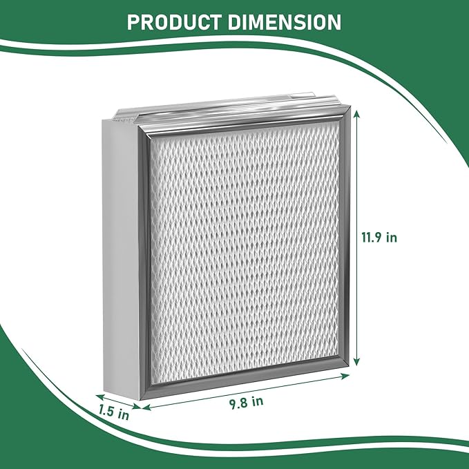Carmerny 990-13 Humidifier Vapor Water Pad Filter Compatible with GeneralAire 990-13 G13 Humidifier Replacement Evaporator Pad Media Filter for Models 709 990 1040 1042 1137 SL16, GFI #7002, 4-Pack - Image 5