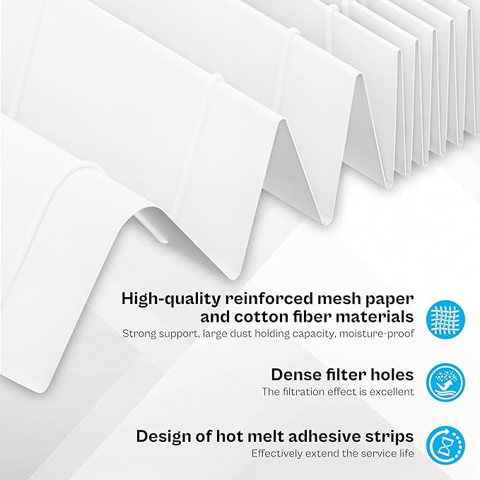 TOMOON 1043 Super Wick Humidifier Filter - Replacement for Essick Air Aircare 831000 EP9500 EP9800 836000HB and Spacesaver 800 8000 Series humidifier - Image 2