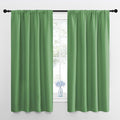 NICETOWN Blackout Curtains for Living Room, Froest Green, 2 Panels, 42 by 63, Darkening Window Curtain Panels, Easy-Care Solid Thermal Insulated Draperies/Drapes for Daughter Room by NICETOWN