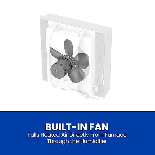 AprilAire 700M Whole-House Fan Powered Humidifier, Manual Control, Large Capacity, Up to 5,300 Sq. Ft., 18GPD, Gray - Image 4