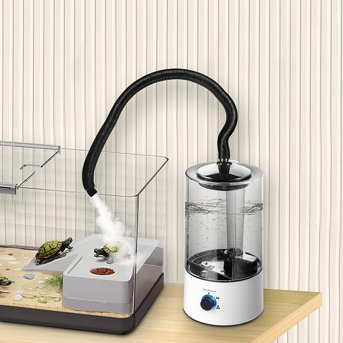 Reptile Humidifier, 4L Fogger Fog Machine for Reptile Terrarium Tank, 110V Cool Mist MisterAdjustable Fog for Reptiles and Amphibians Such as Geckos Snakes Turtles Tortoises Lizards or Frogs Toads - Image 7