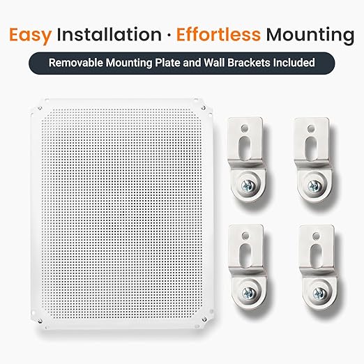 QILIPSU Waterproof Junction Box IP67 Outdoor Plastic Electrical Project Enclosure Weatherproof with Mounting Plate, Wall Brackets, Hinged Grey Cover 20"x16.1"x7.9" - Image 8