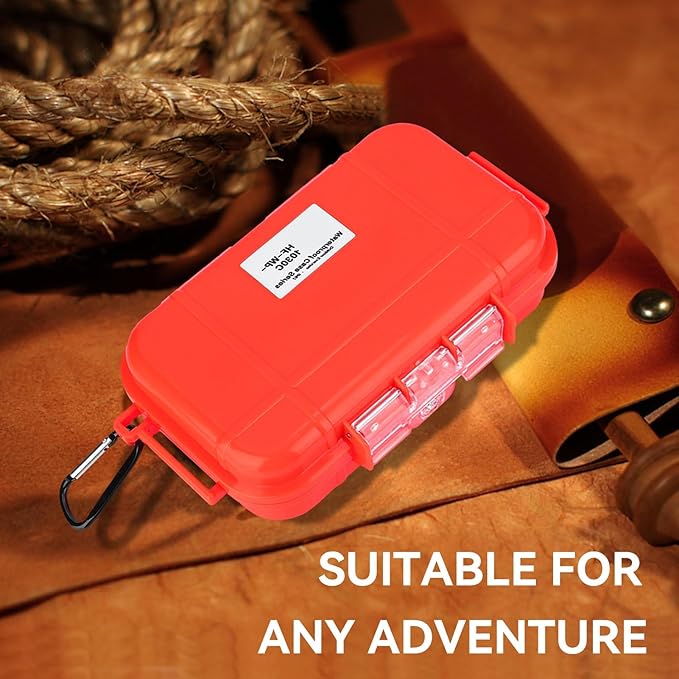Dry Box Outdoor Waterproof Airtight Storage Case Hard Shell Wet Dry Box Carry Box Tackle Organization for Camping, Fishing - Image 3