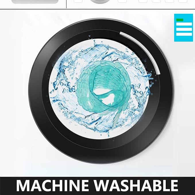 WELTRXE Non Slip Bath Mat Pebbles Bathtub Mat with Suction Cups, Drain Holes for Bathroom Showers, Tub, 35 x 16 Inches Machine Washable Bathroom Mats BPA, Latex Free Safe Shower Mats - Teal - Image 6