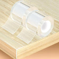 2 Rolls Clear Soft Corner Protectors for Furniture Strip,Sharp Edge & Table Bumper,Window Edge,Wall Protector, Soft Corner Guards Safe for Proof,Table Corner Protectors in Family,2.56 in x 13.12 FT by Unknown