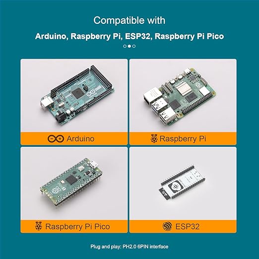 BME680 Environmental Sensor | 4-in-1 Temp Humidity Pressure Gas Detector | I2C/SPI Interface | Compatible with Arduino/Raspberry Pi/ESP32/Pico - Image 3
