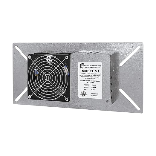 Tjernlund V1 UnderAire Crawlspace Ventilator Fan Moisture Mold Reducing,110 CFM - Image 4