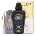 EMF Meter Radiation Detector,5-in-1 EMF Detector,Magnetic Field & Radio Frequency Detector for EF MF RF Temperature Humidity,EMF Reader for Home,Office EMF Inspections and Ghost Hunting by Zzxker