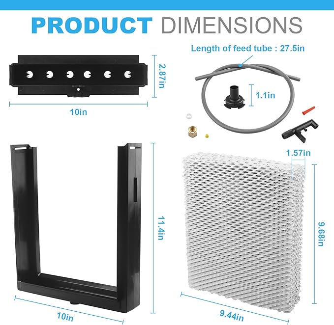 for AprilAire 4793 Humidifier Maintenance Kit Replacement for AprilAire with Water Panel Model No. 10 Humidifier Whole-House Humidifier Models: 550, 558 - Image 2