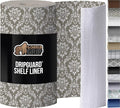 GORILLA GRIP DripGuard Shelf Liner, Non-Adhesive Drawer and Kitchen Cabinet Protector, Strong Grip Slip Resistant Underside, Smooth Surface Liners for Cabinets Bathroom Closets 17.5x240 In Beige Cream by GorillaGrip