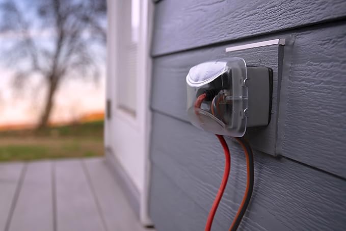 Intermatic WP3100C Weatherproof Electrical Outlet Cover - Extreme Temperature Resistance, Heavy-Duty Construction, Versatile Design & Multi-Configurable, Easy Install, Secure Fit for Outdoor in-Use - Image 4
